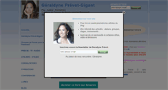 Desktop Screenshot of geraldyneprevot.com